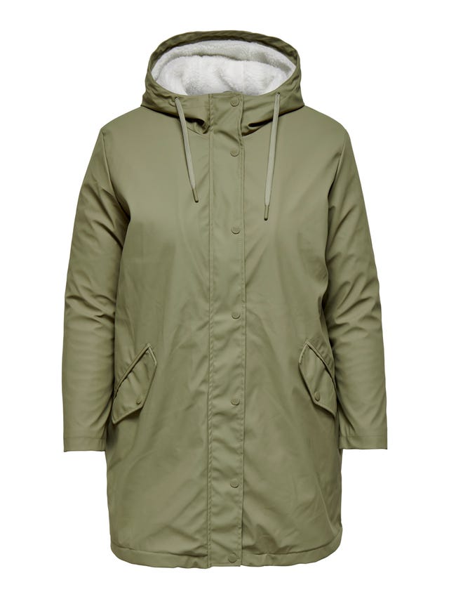 ONLY Curvy padded Rain jacket - 15244948