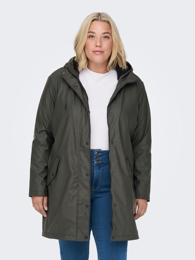 ONLY Curvy padded Rain jacket - 15244948
