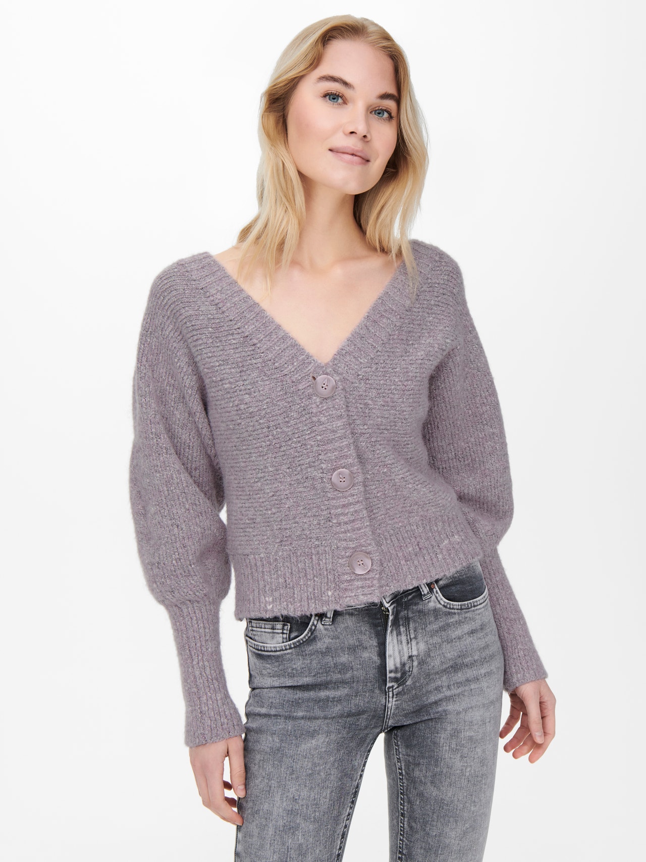 ONLY Cardigans en maille Col rond -Cosmic Sky - 15245056