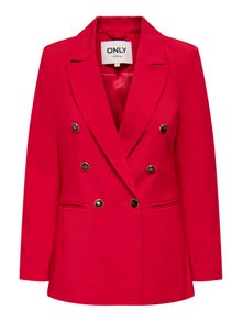 ONLY Fitted Blazer -True Red - 15245222
