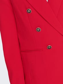 ONLY Slim Fit Notch lapel Blazer -True Red - 15245222