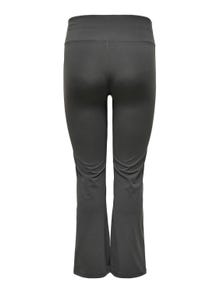 ONLY Modelo de tiro alto en tallas grandes Pantalones de deporte -Dark Grey Melange - 15245313