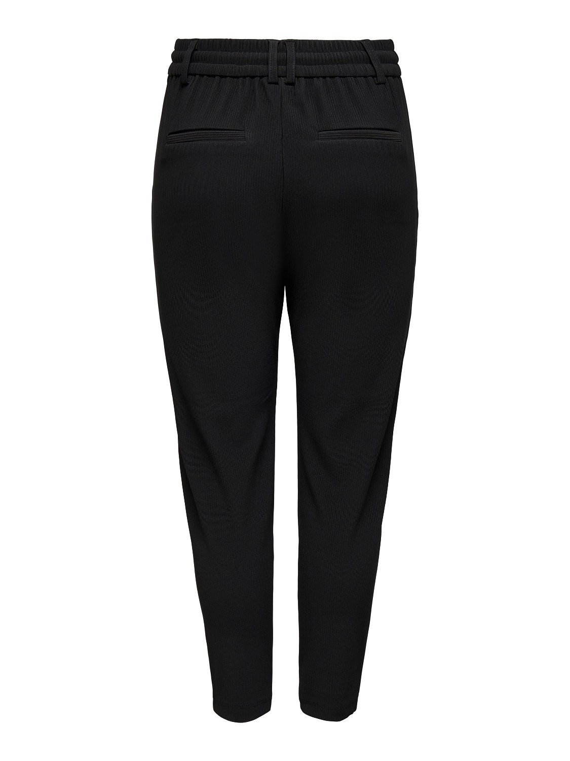 ONLY Pantalons Regular Fit Taille moyenne Bas ajustés -Black - 15245331