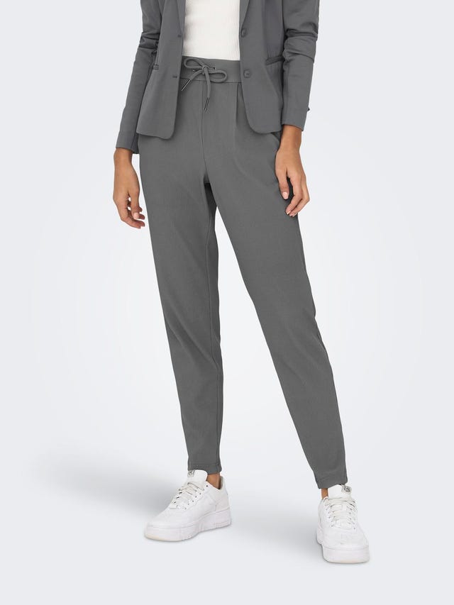 ONLY Regular Fit Mid waist Fitted hems Trousers - 15245331