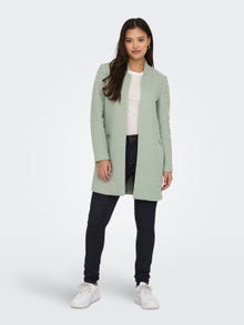 ONLY Coatigan With Zip Pockets -Lily Pad - 15245344