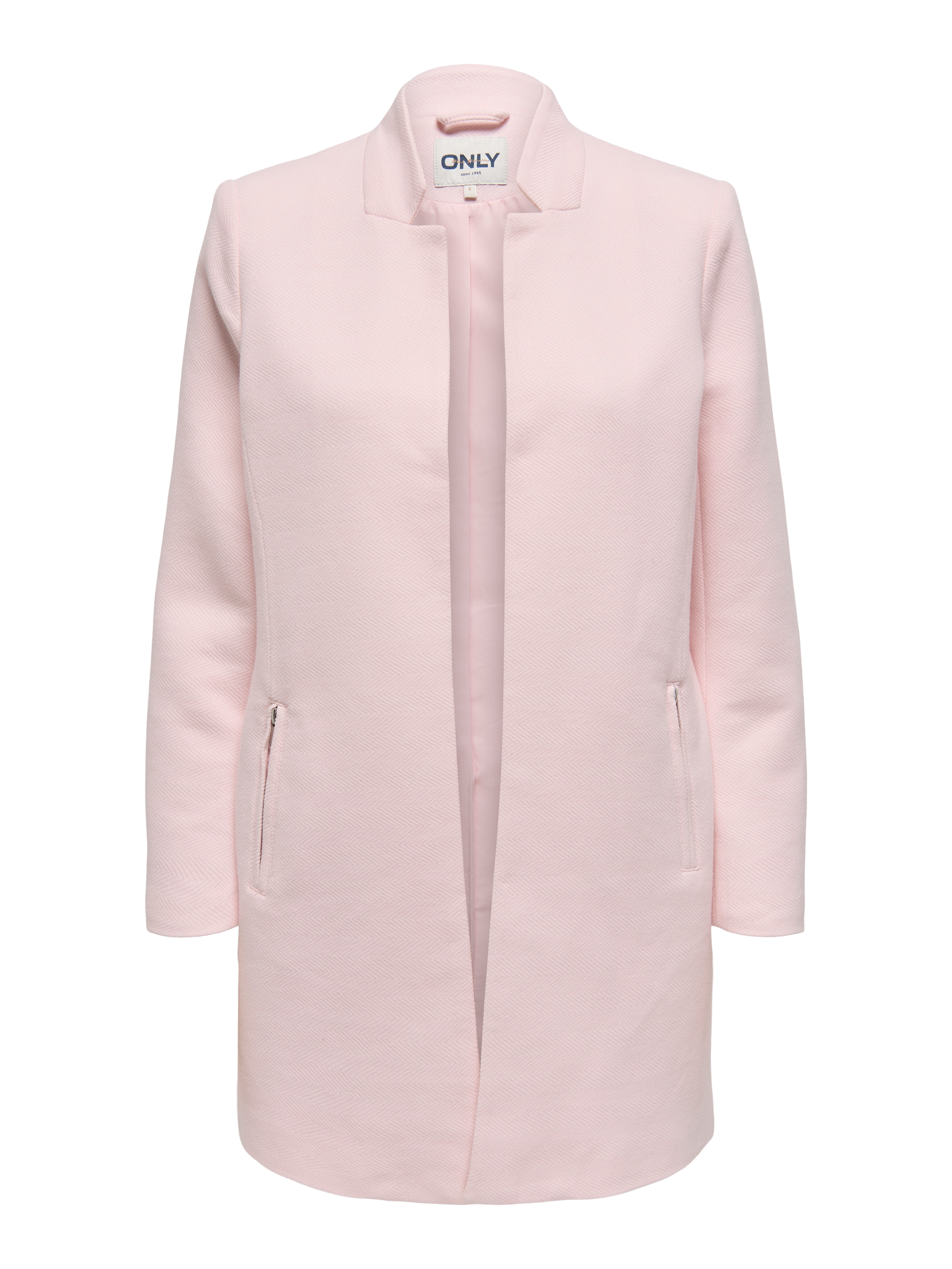 Peach Rosa Wollmantel Only Pink Only Mantel Soho Only Damen