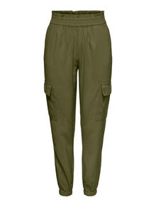 ONLY Cargo Schnitt Hohe Taille Hose -Cub - 15245364