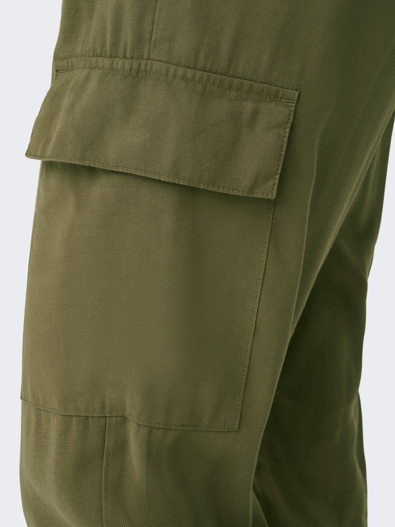 ONLY High waisted cargo Trousers -Cub - 15245364