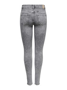 ONLY ONLBlush mid Jean skinny -Light Grey Denim - 15245366