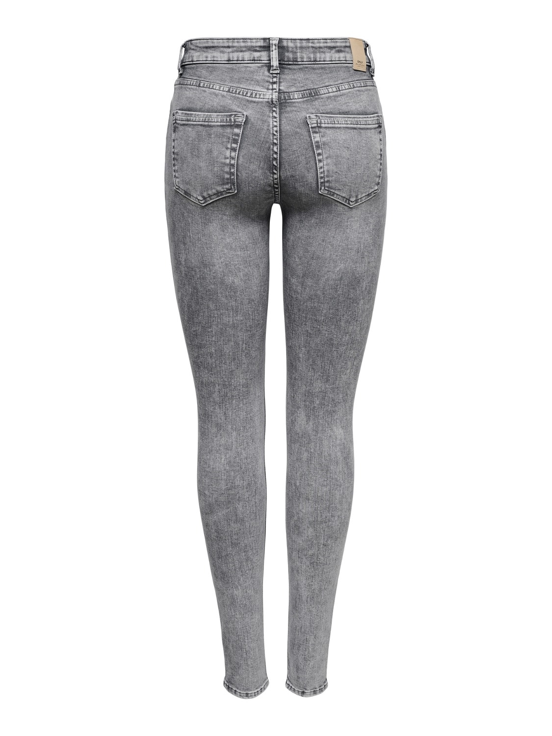 ONLY ONLBLUSH MID waist Skinny Jeans -Light Grey Denim - 15245366