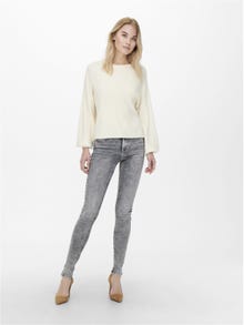 ONLY ONLBlush mid Jean skinny -Light Grey Denim - 15245366