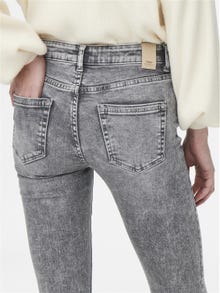 ONLY ONLBlush normalhöga Skinny fit-jeans -Light Grey Denim - 15245366