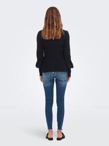 ONLY Mama high neck Knitted Pullover -Black - 15245433