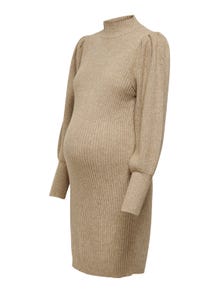 ONLY Mama côte Robe en maille -Toasted Coconut - 15245434