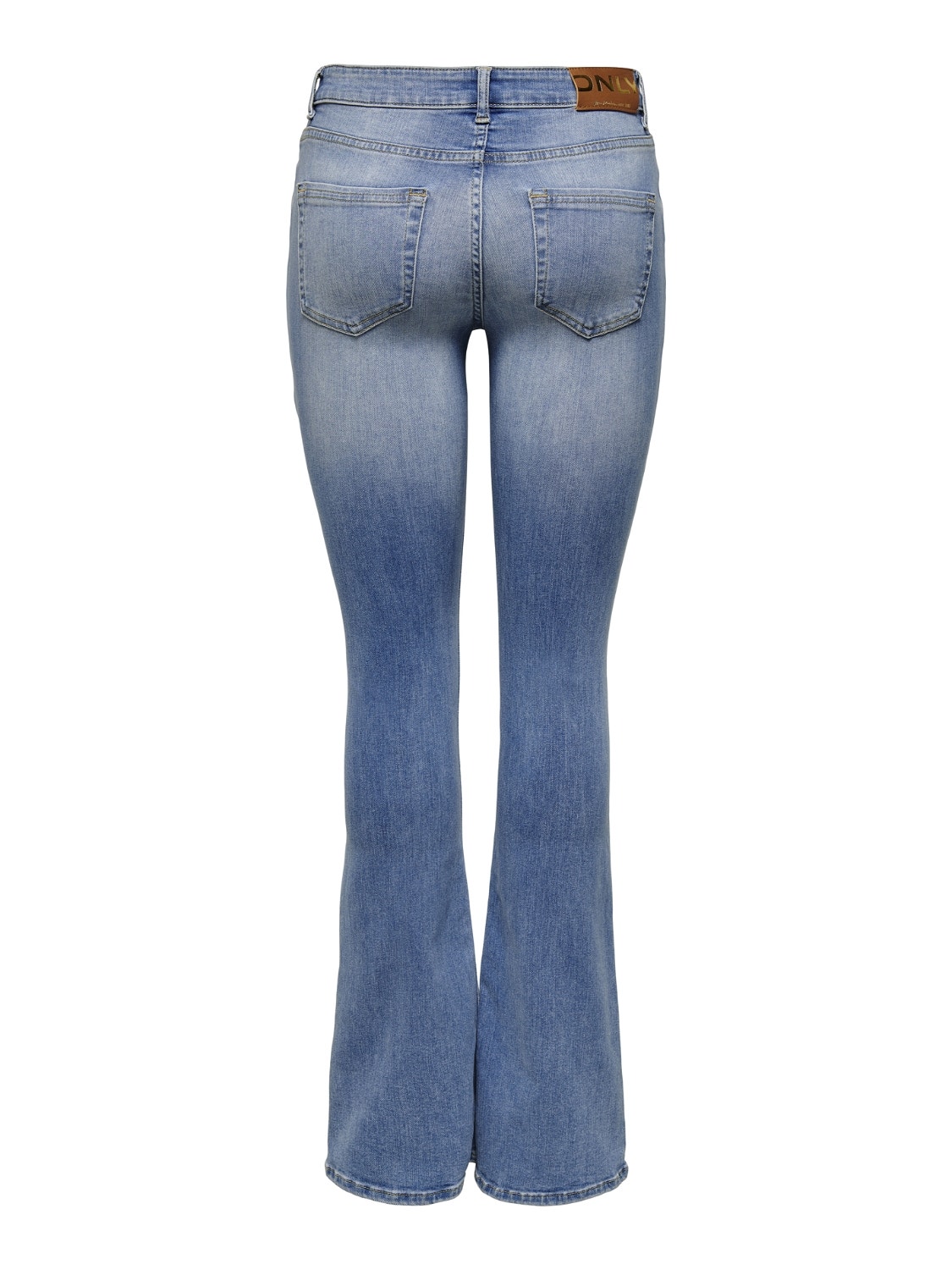 ONLY Ausgestellt Mittlere Taille Jeans -Light Blue Denim - 15245444