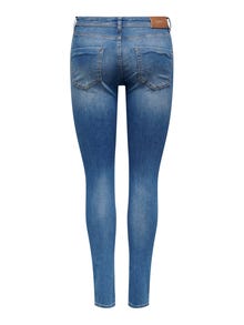 ONLY ONLSTACY LIFE Mid Waist SKinny LOW ANKLE Jeans -Medium Blue Denim - 15245452