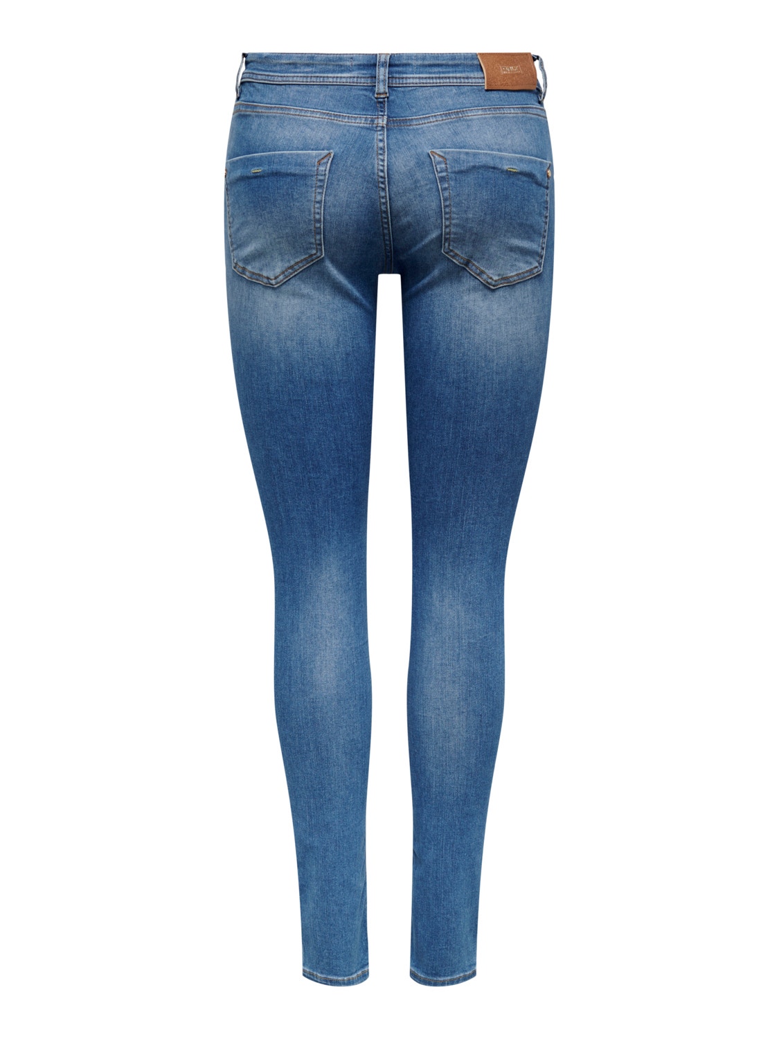 ONLY Skinny Fit Mid waist Jeans -Medium Blue Denim - 15245452