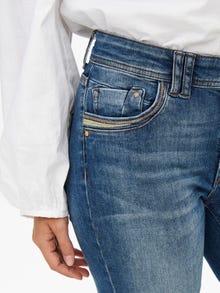ONLY Skinny Fit Mittlere Taille Jeans -Medium Blue Denim - 15245452
