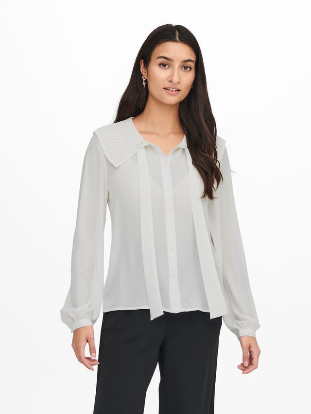 ONLY Pleated collar Shirt - 15245469