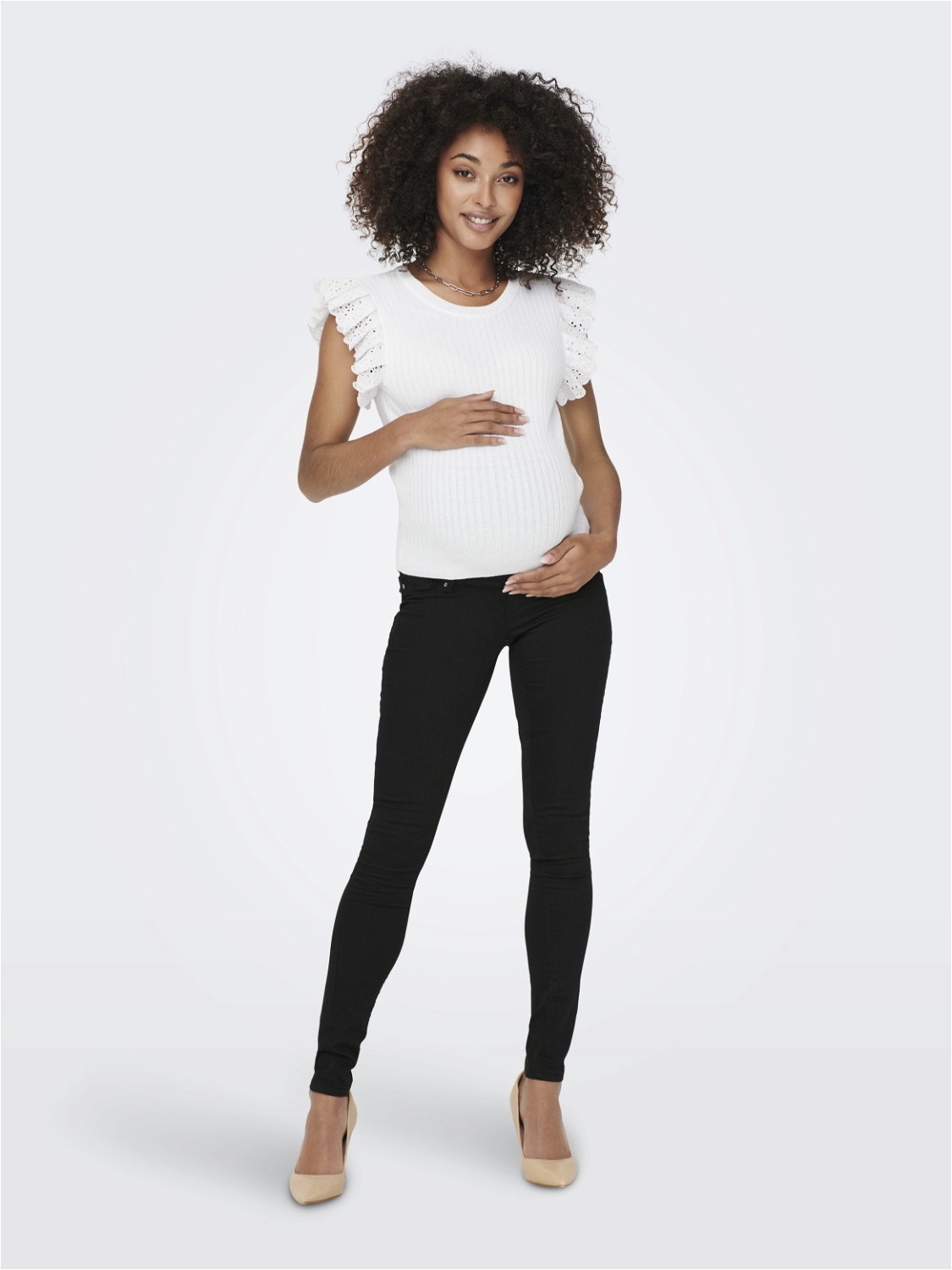 ONLY Skinny Fit Mittlere Taille Jeans -Black - 15245541