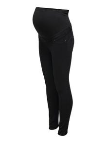 ONLY Skinny Fit Mid waist Jeans -Black - 15245541