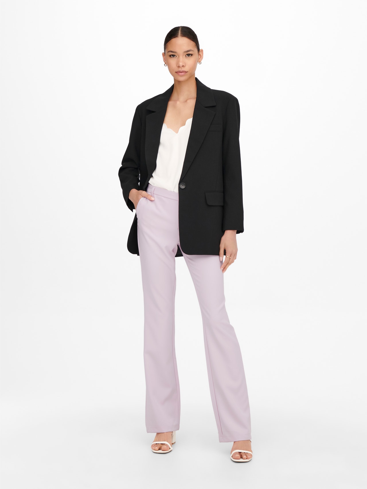 ONLY Acampanados Pantalones -Winsome Orchid - 15245640