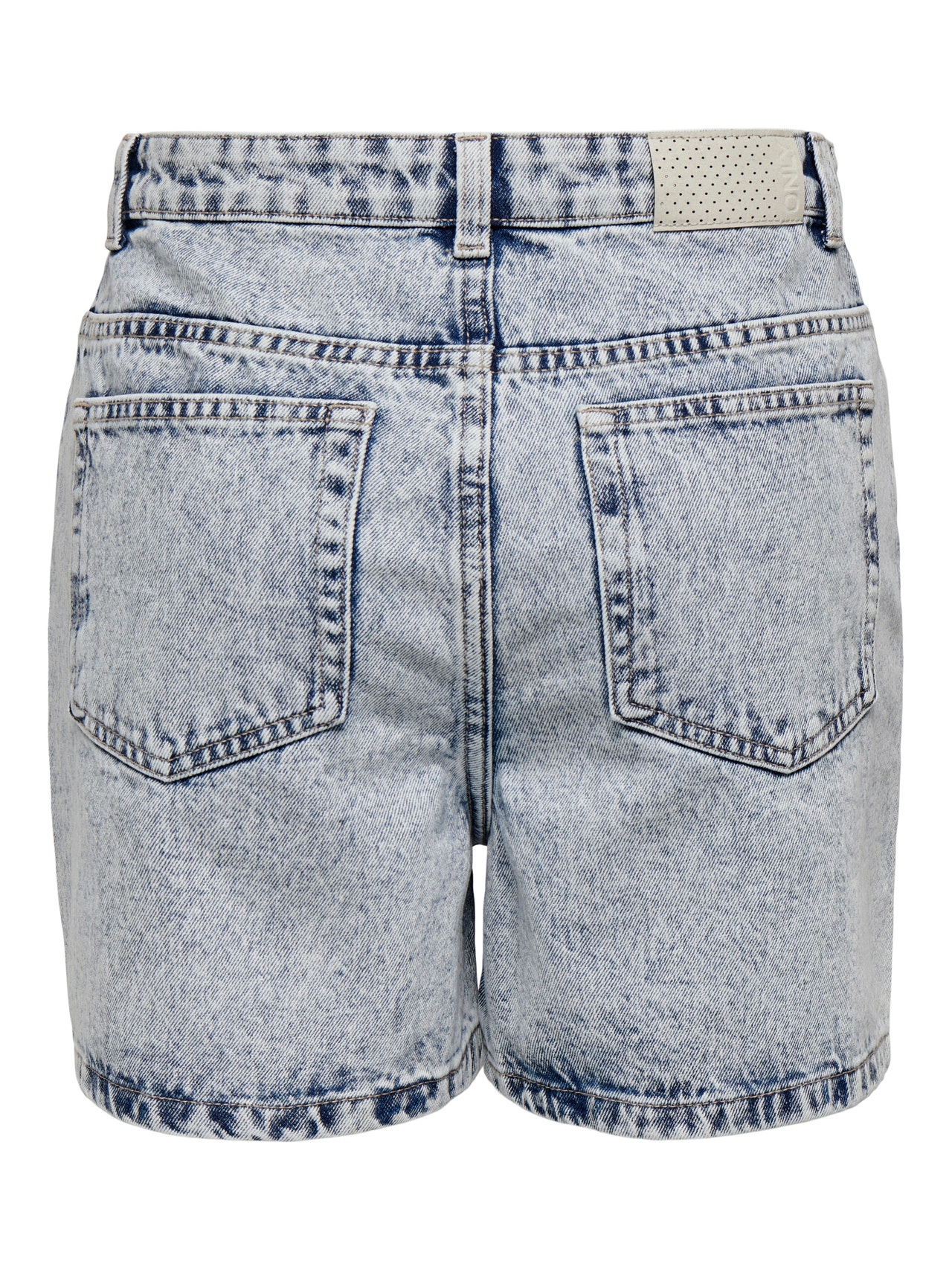 ONLY Regular Fit High waist Shorts -Light Blue Denim - 15245657