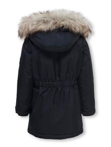 ONLY Detachable hood Ribbed cuffs Jacket -Night Sky - 15245678