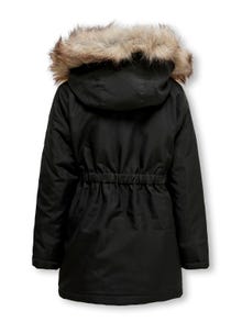 ONLY Long parka jacket -Black - 15245678