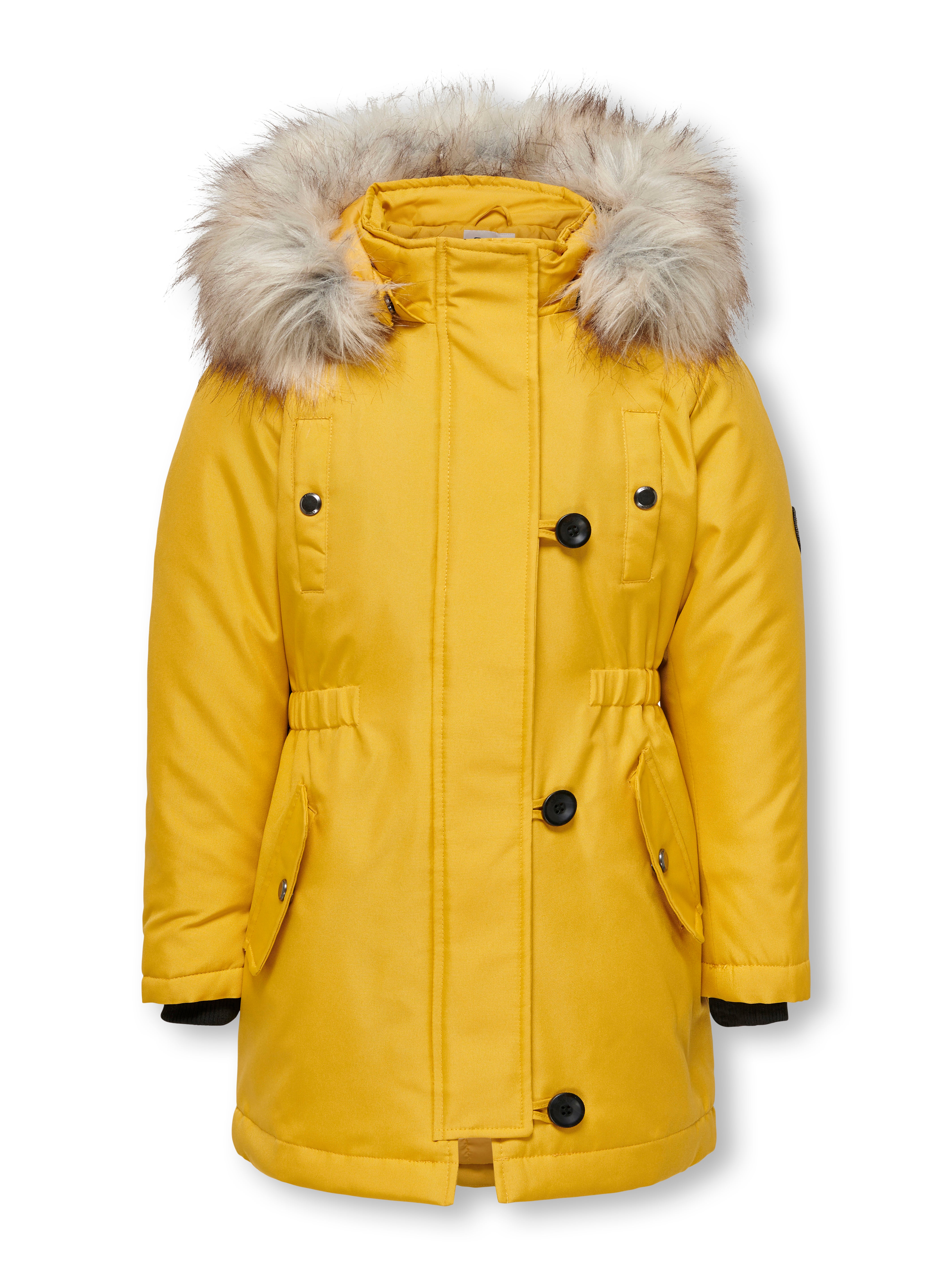 Ladies yellow sale parka coat