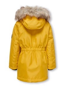 ONLY Long parka jacket -Golden Spice. - 15245678