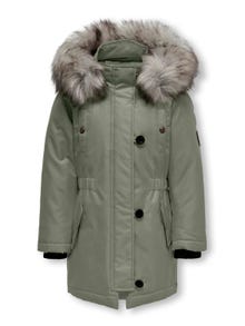 ONLY Long parka jacket -Shadow - 15245678