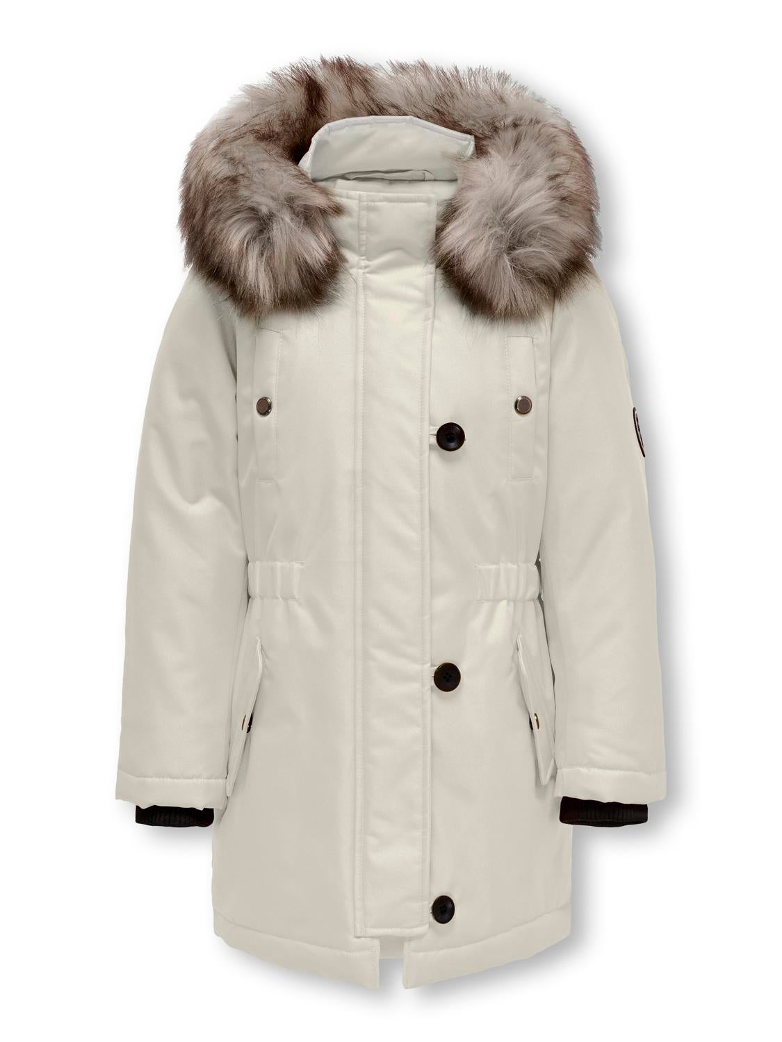 Parka white best sale