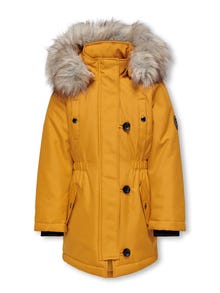 ONLY Lang Parkas -Golden Yellow - 15245678