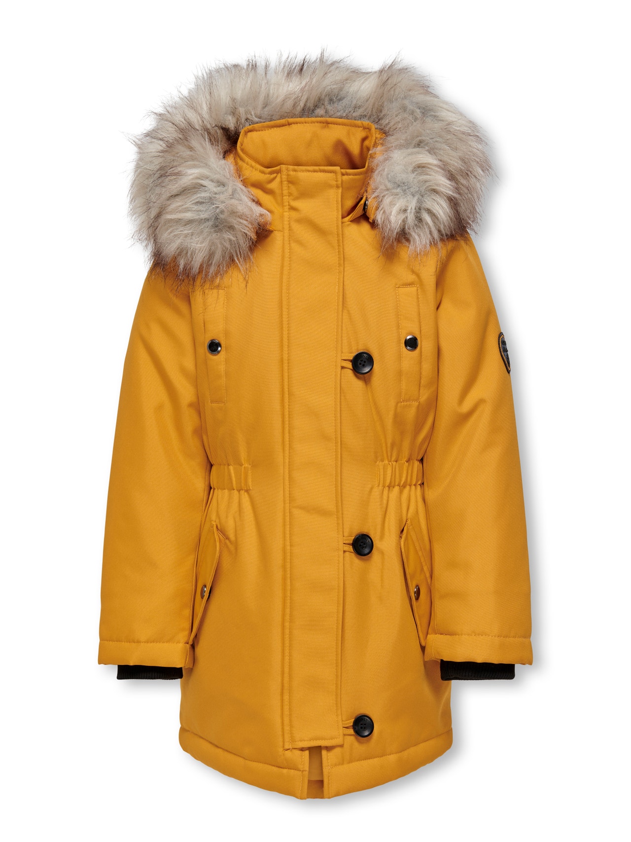 ONLY Lang Parkas -Golden Yellow - 15245678