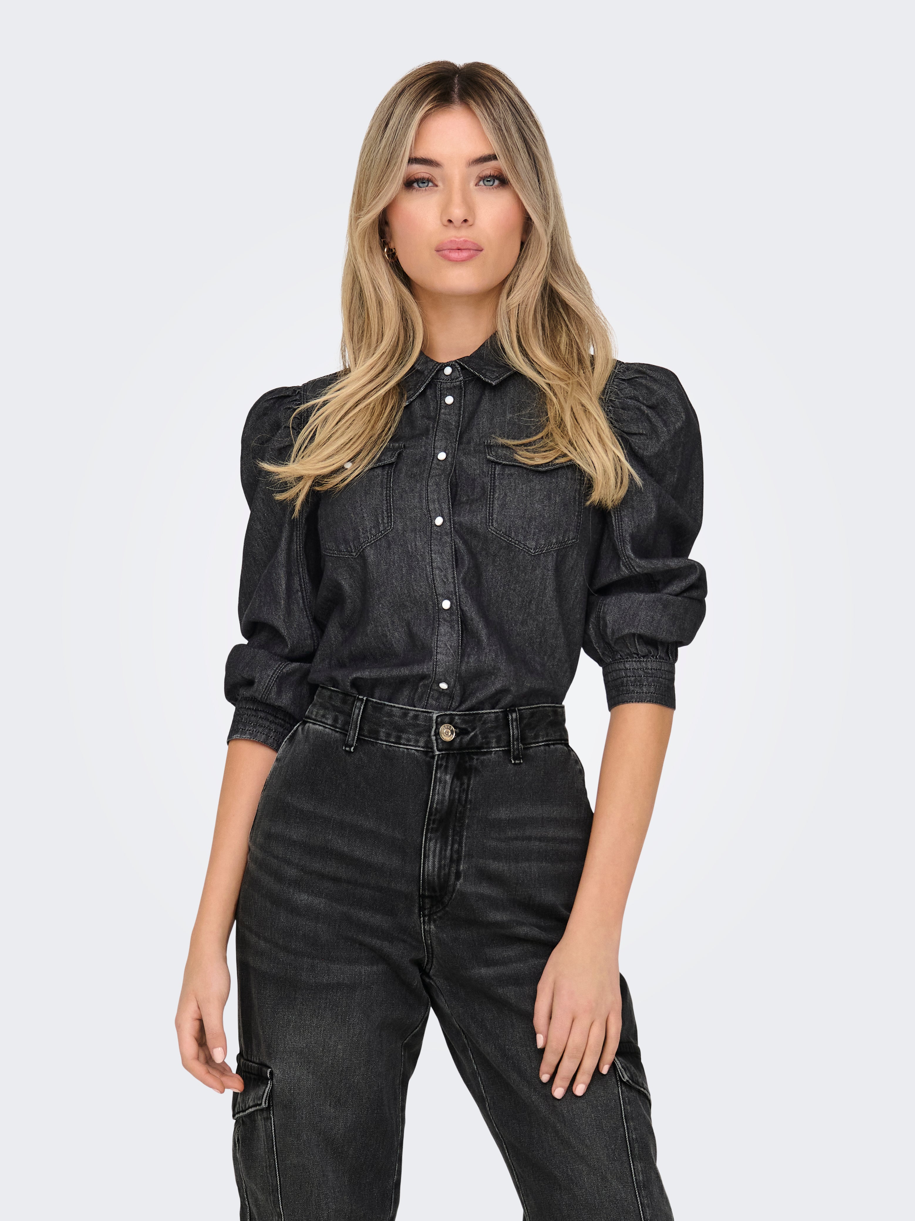 ONLMALLORY Jeanshemd | Schwarz | ONLY®
