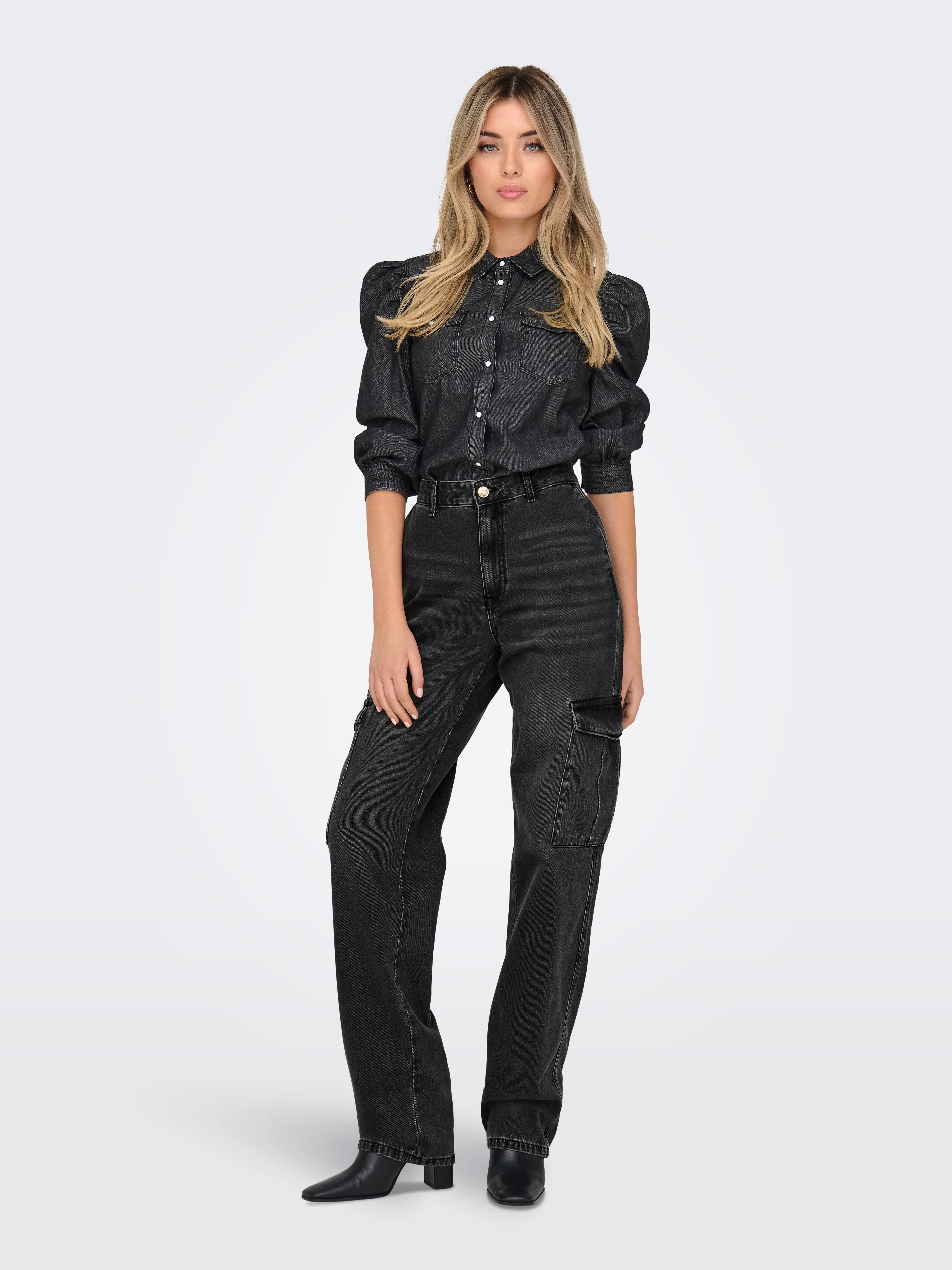ONLMALLORY Jeanshemd | Schwarz | ONLY®