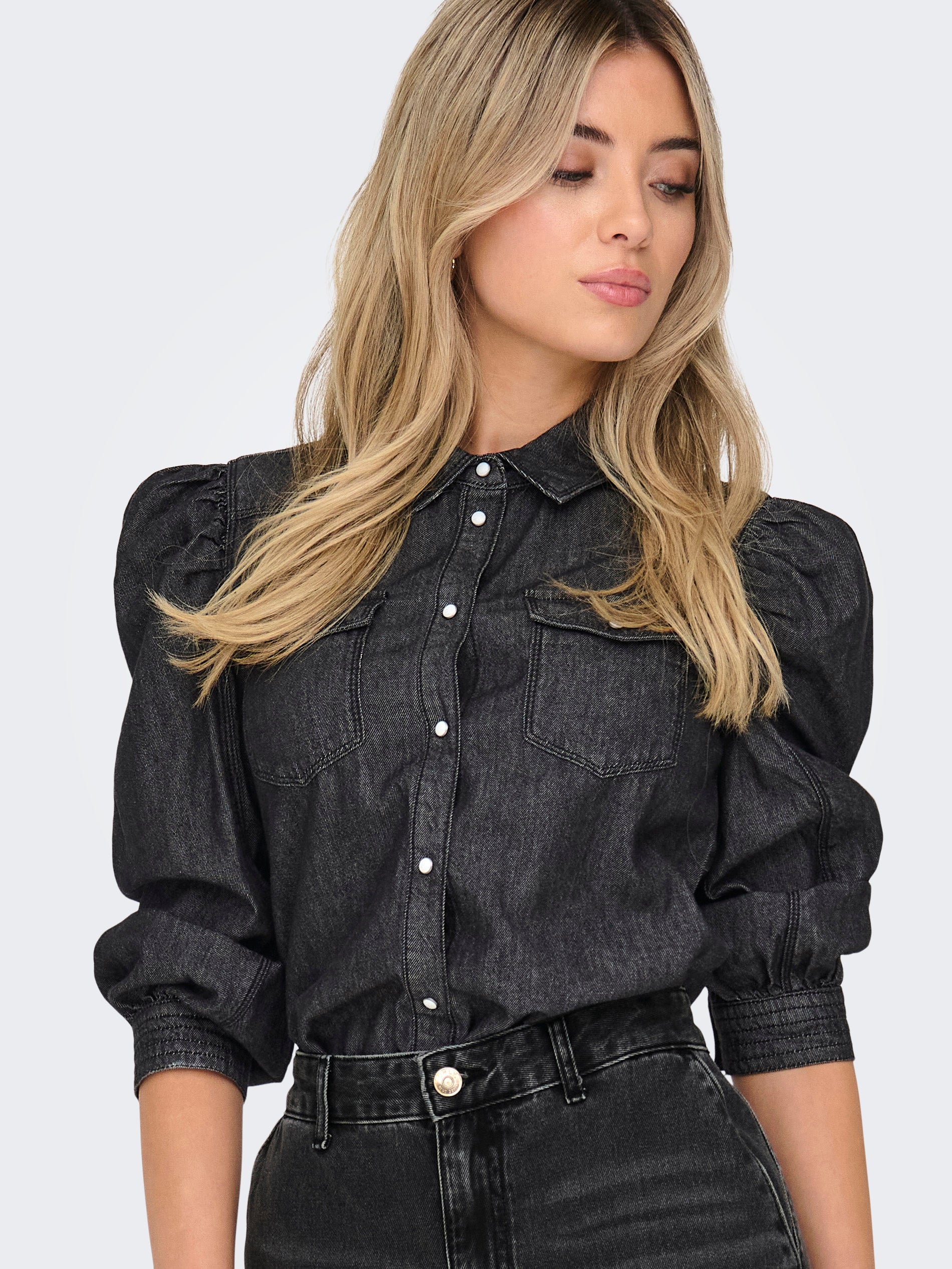 ONLMALLORY Jeanshemd | Schwarz | ONLY®