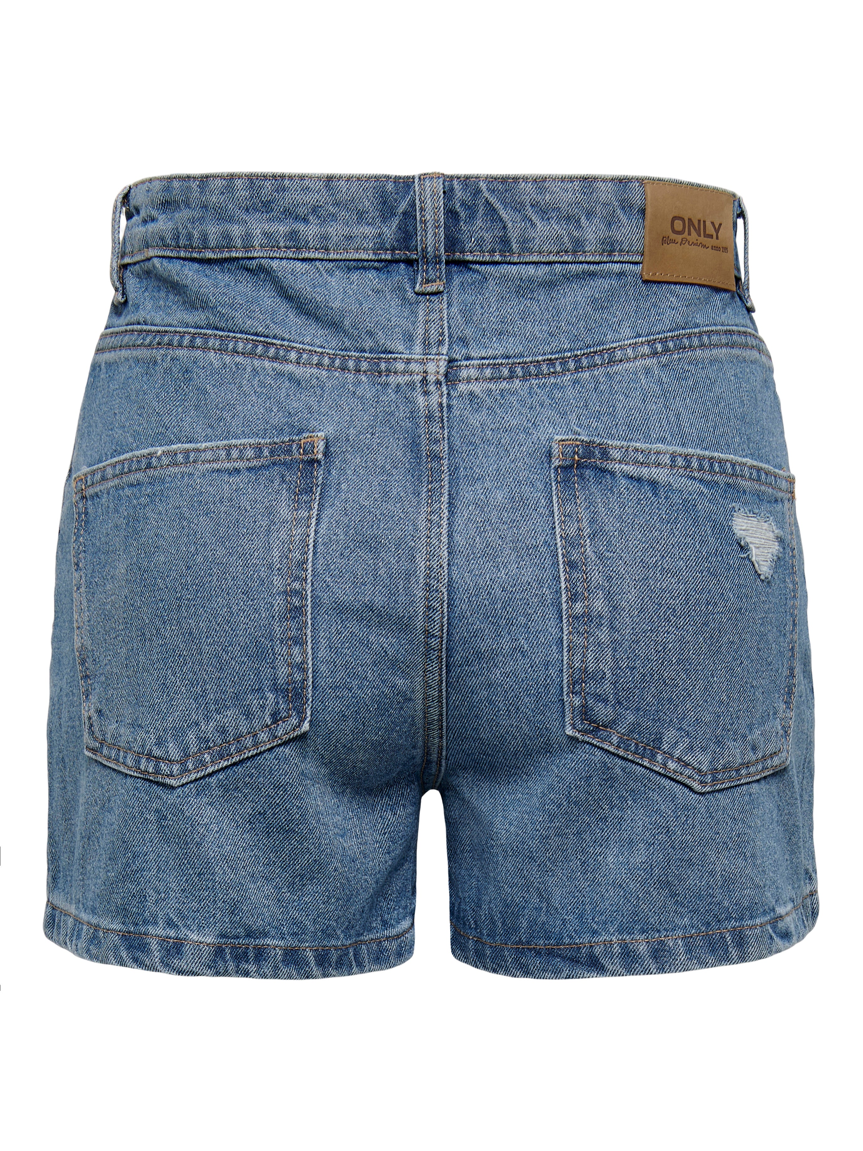 Thumbnail - Onljagger Hohe Taille Normal Geschnitten Jeans-shorts