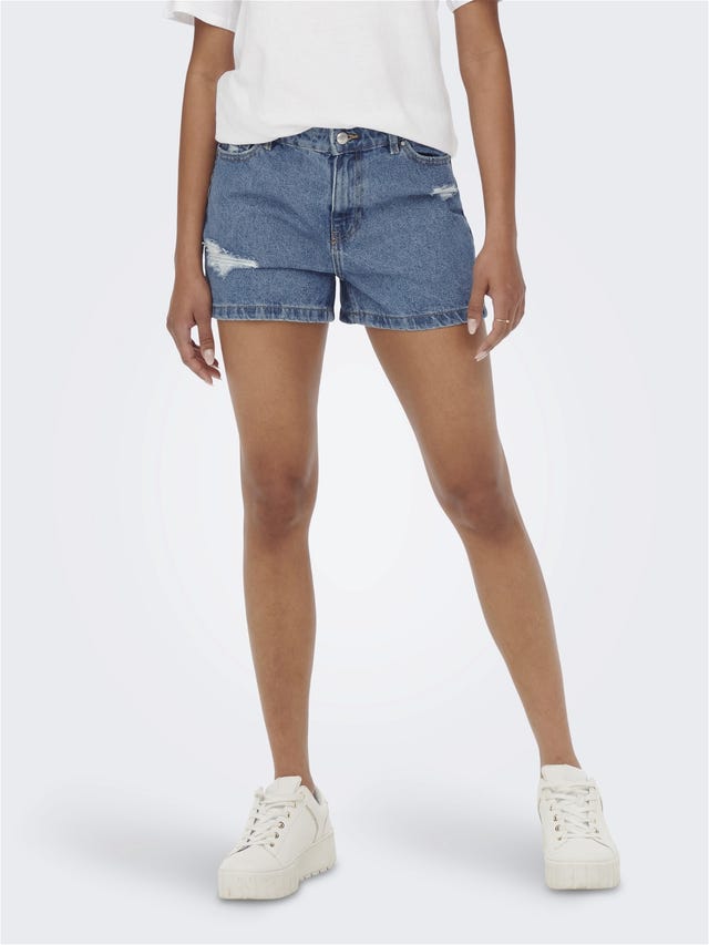 ONLY Normal geschnitten Hohe Taille Shorts - 15245695