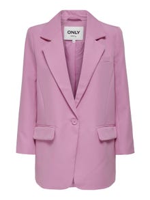 ONLY Long Blazer -Fuchsia Pink - 15245698