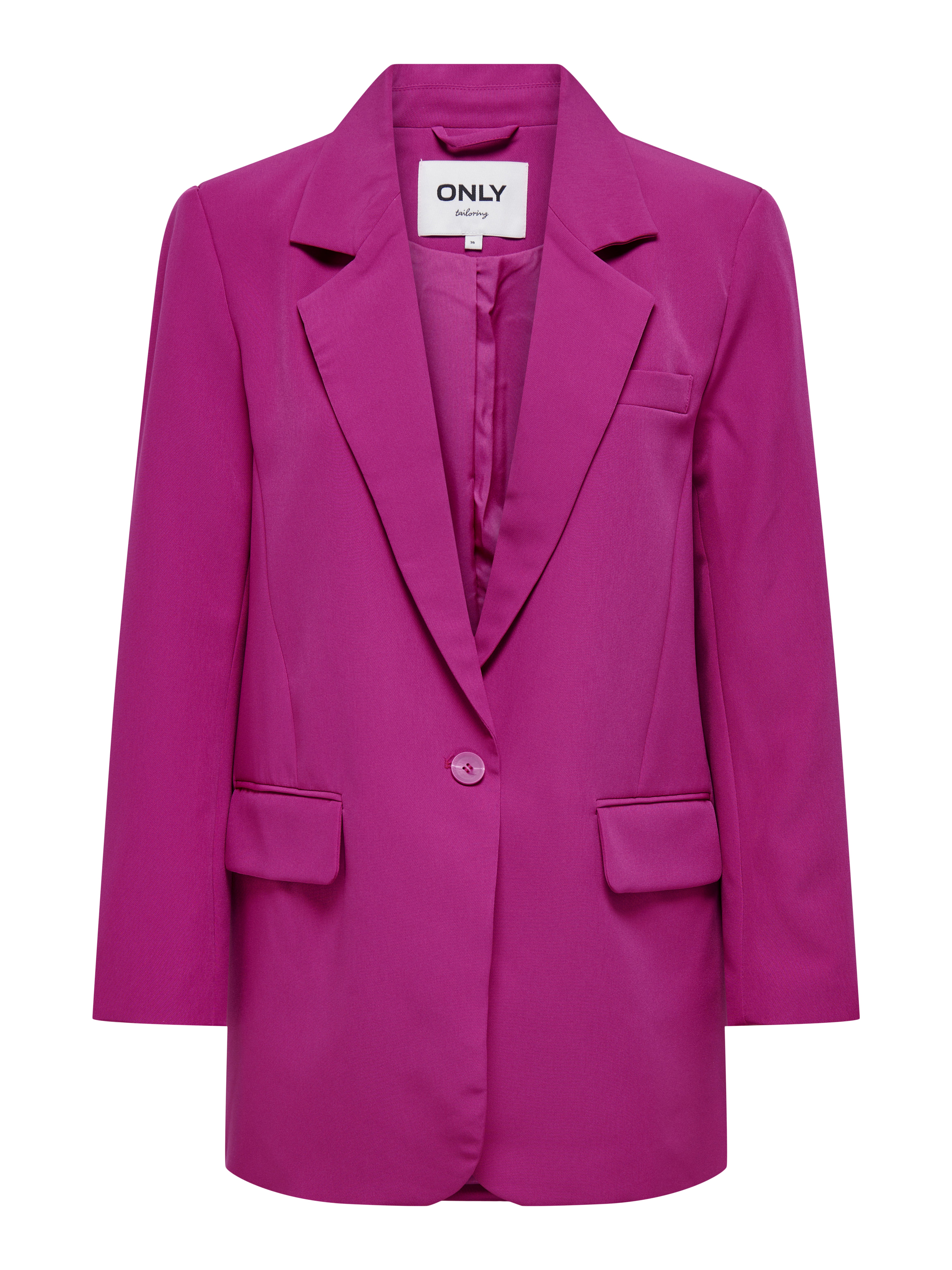 Long Blazer Dark Purple ONLY®