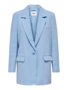 ONLY Lang basic blazer -Bel Air Blue - 15245698