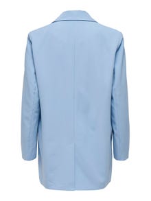 ONLY Long basic blazer -Bel Air Blue - 15245698