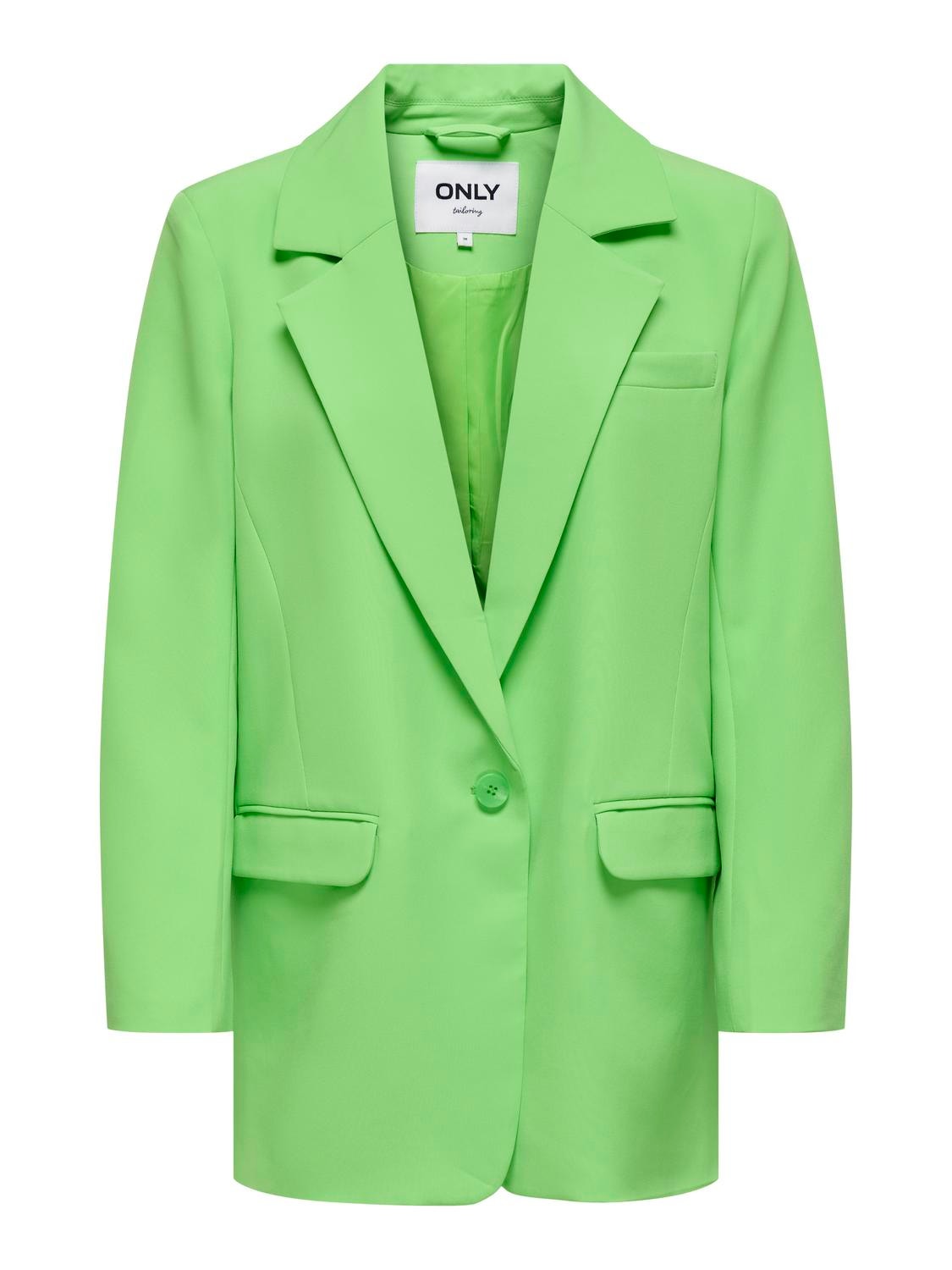 ONLY Long basic blazer -Summer Green - 15245698