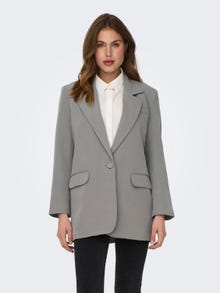 ONLY Long basic blazer -Steeple Gray - 15245698