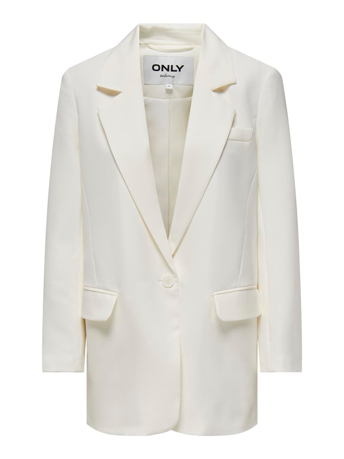 Long white hotsell blazer womens