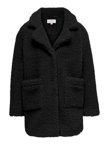 ONLY Sherpa Coat -Black - 15245733