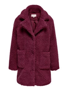 ONLY Sherpa Coat -Dry Rose - 15245733