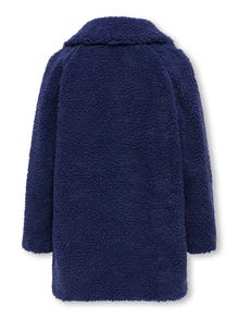 ONLY Sherpa Coat -Navy Blue - 15245733